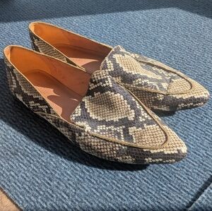 Madewell Ian Skimmer Flat - Snake print